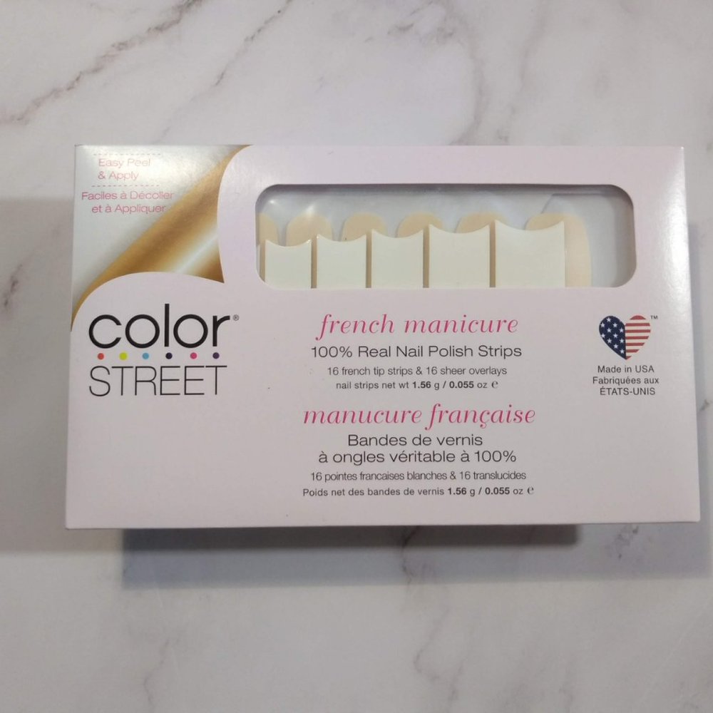 Color Street City of Love French Manicure Nail Strips - Picture 2 of 3